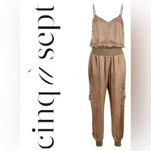 Cinq à Sept Twill Amia Jumpsuit S $395